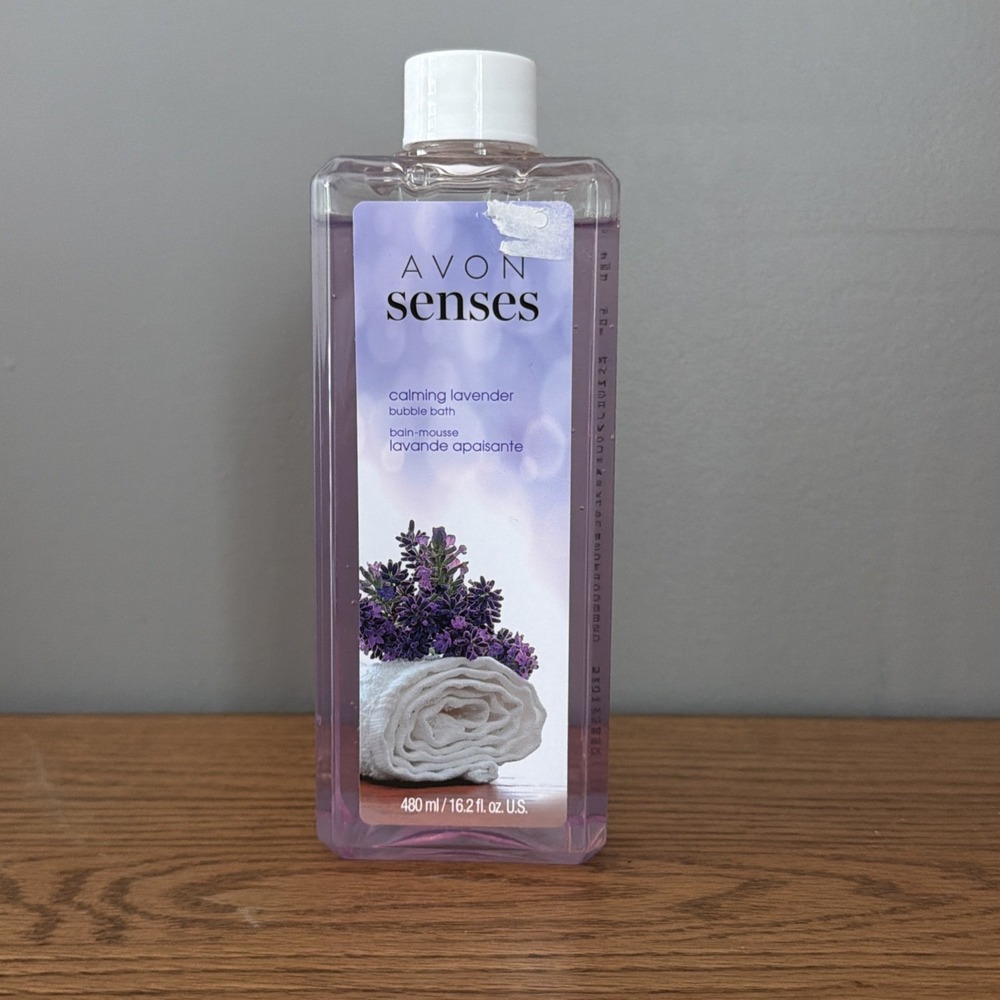 Avon Senses Calming Lavender Bubble Bath 16.2 oz Discountinued NEW